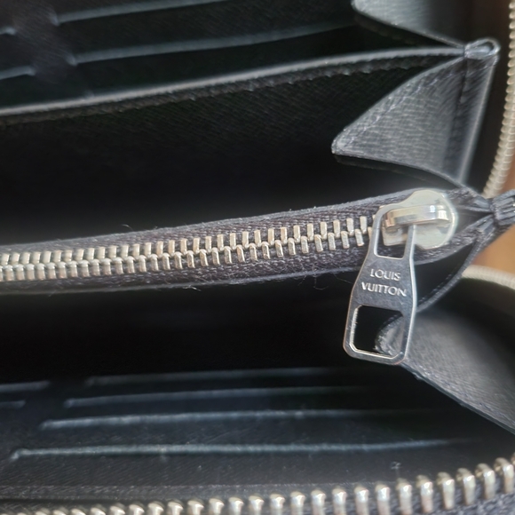LOUIS VUITTON Zippy XL Long Wallet Travel Case Damier Graphite..w/ COA - Picture 11 of 12